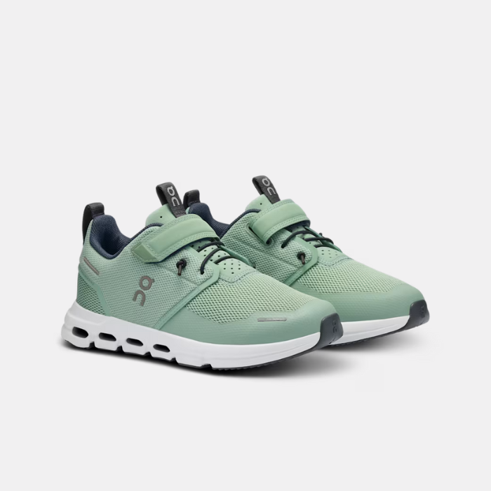 On Cloud Cloud Play Kids Runners- Sage/ White