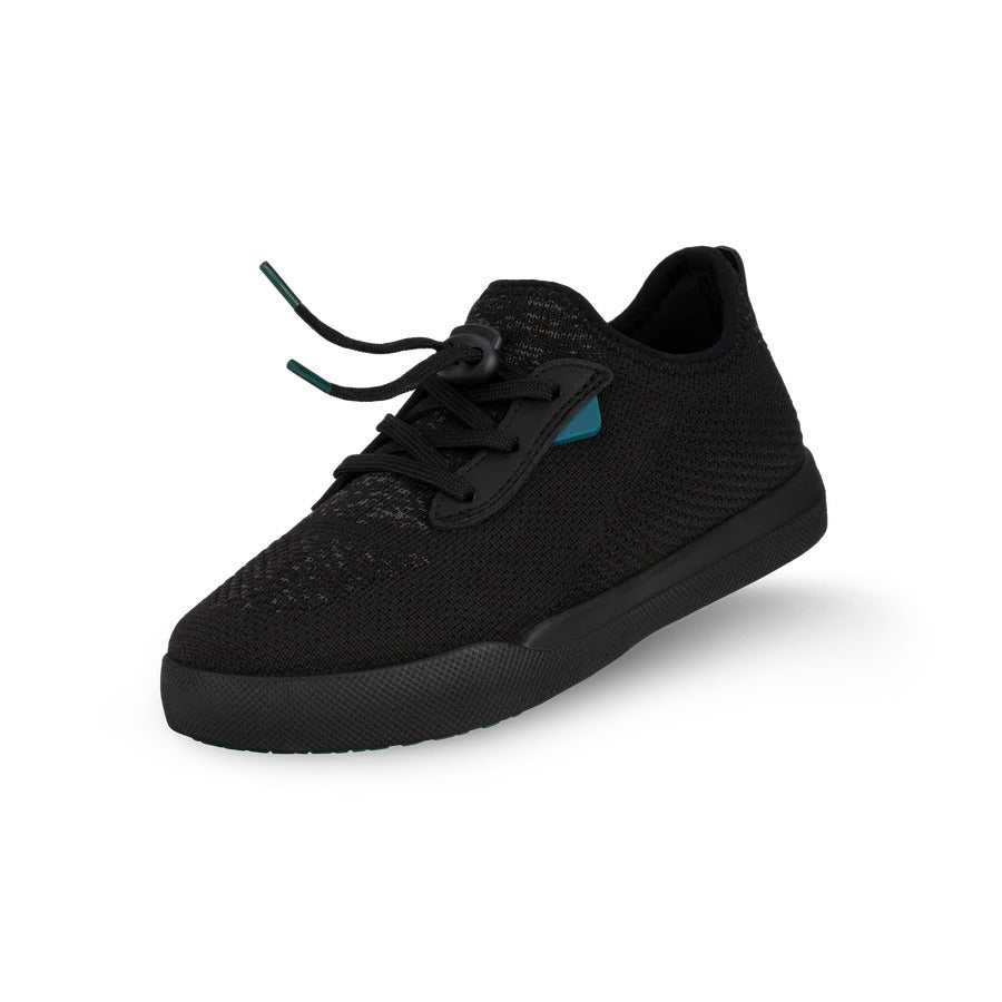 Vessi Kids Weekend Sneakers - Asphalt Black on Black