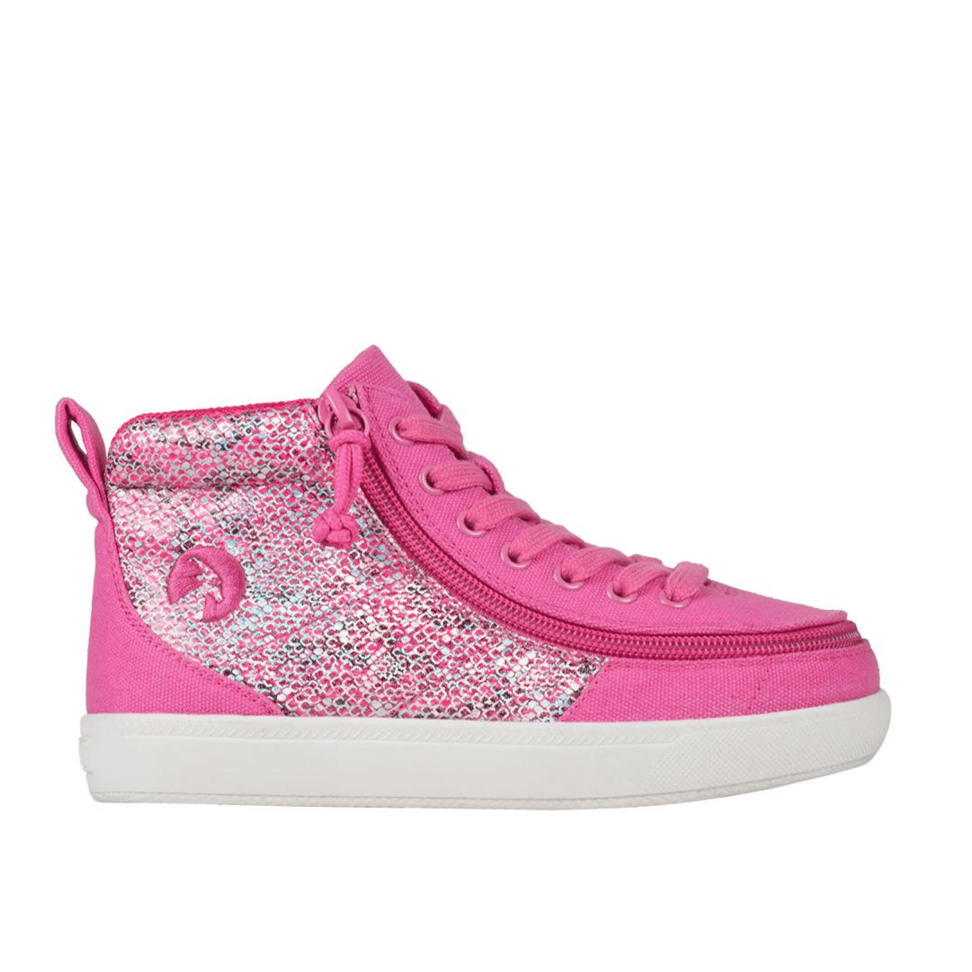 Billy Footwear High Tops Billy Footwear - Fuchsia Snake BILLY Classic Lace High