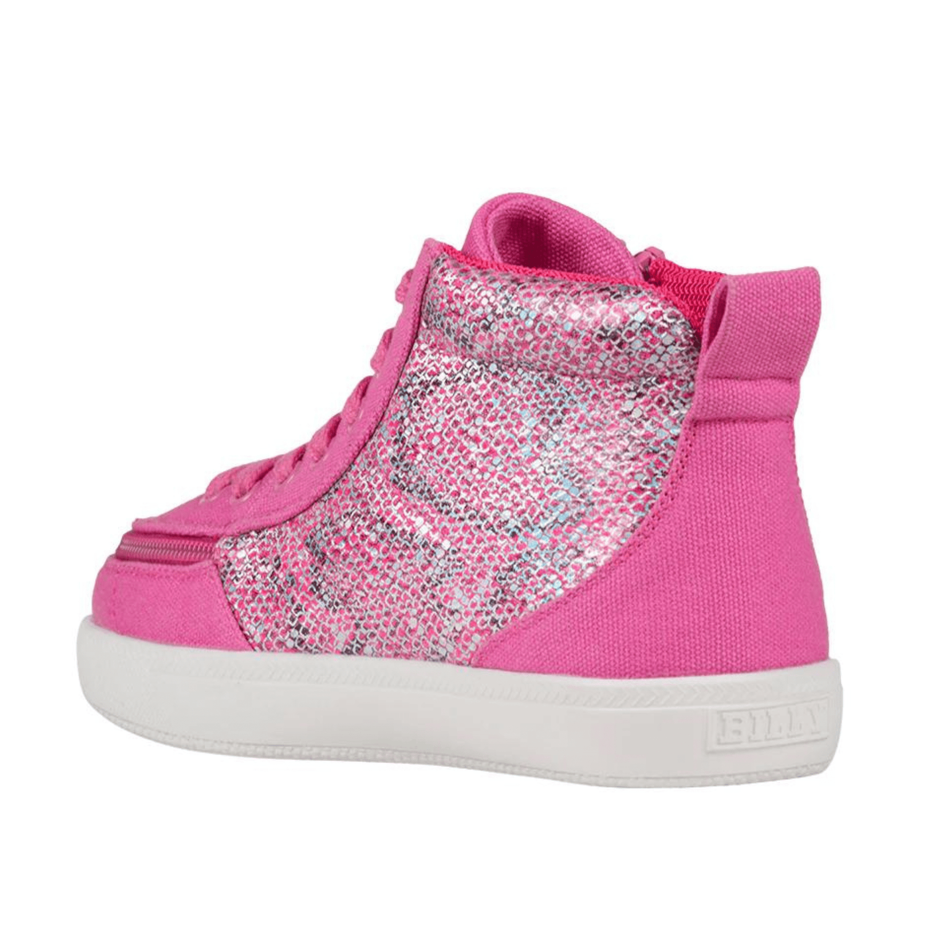 Billy Footwear High Tops Billy Footwear - Fuchsia Snake BILLY Classic Lace High