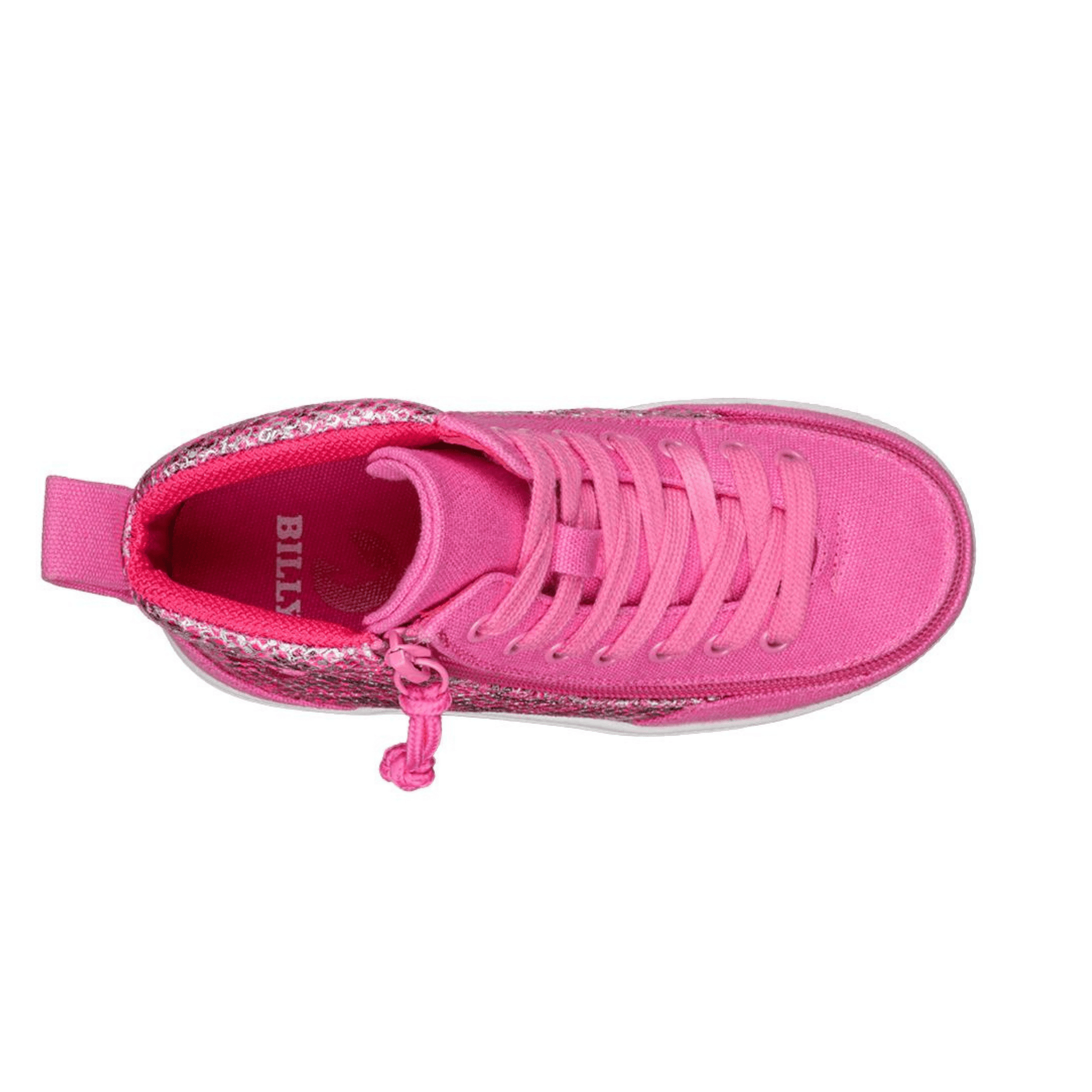 Billy Footwear High Tops Billy Footwear - Fuchsia Snake BILLY Classic Lace High