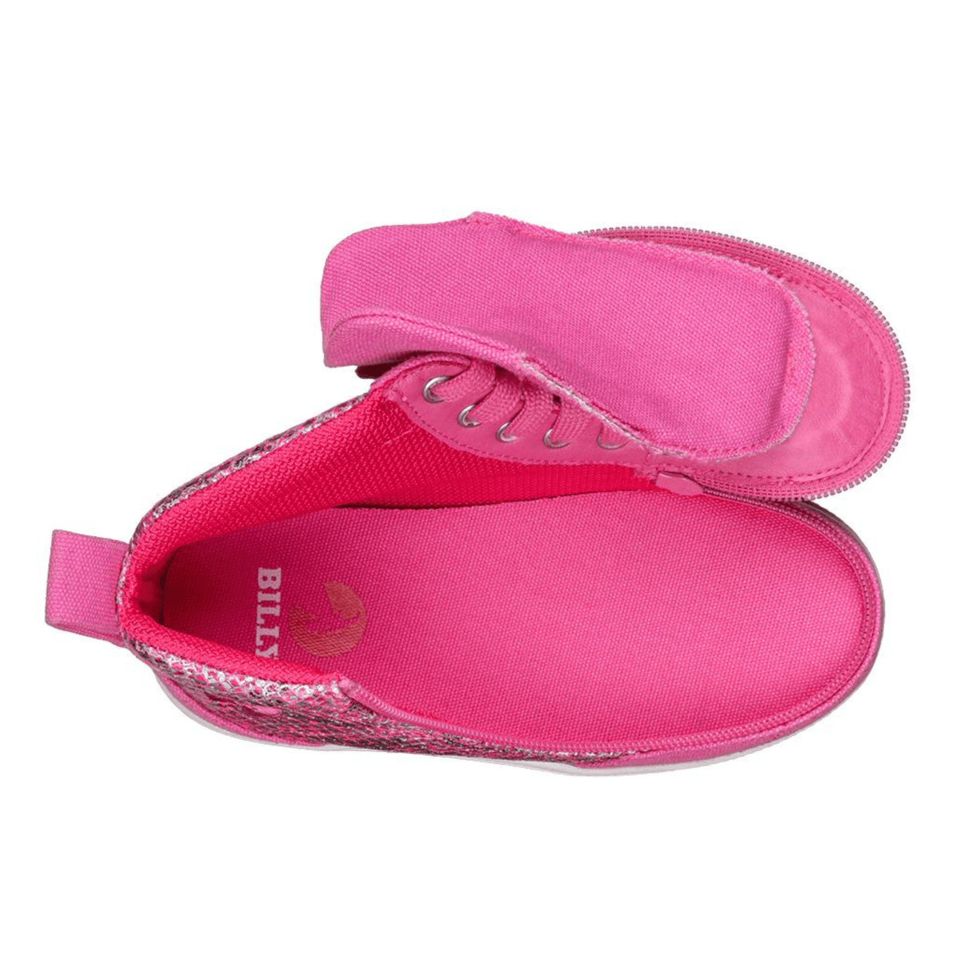 Billy Footwear High Tops Billy Footwear - Fuchsia Snake BILLY Classic Lace High