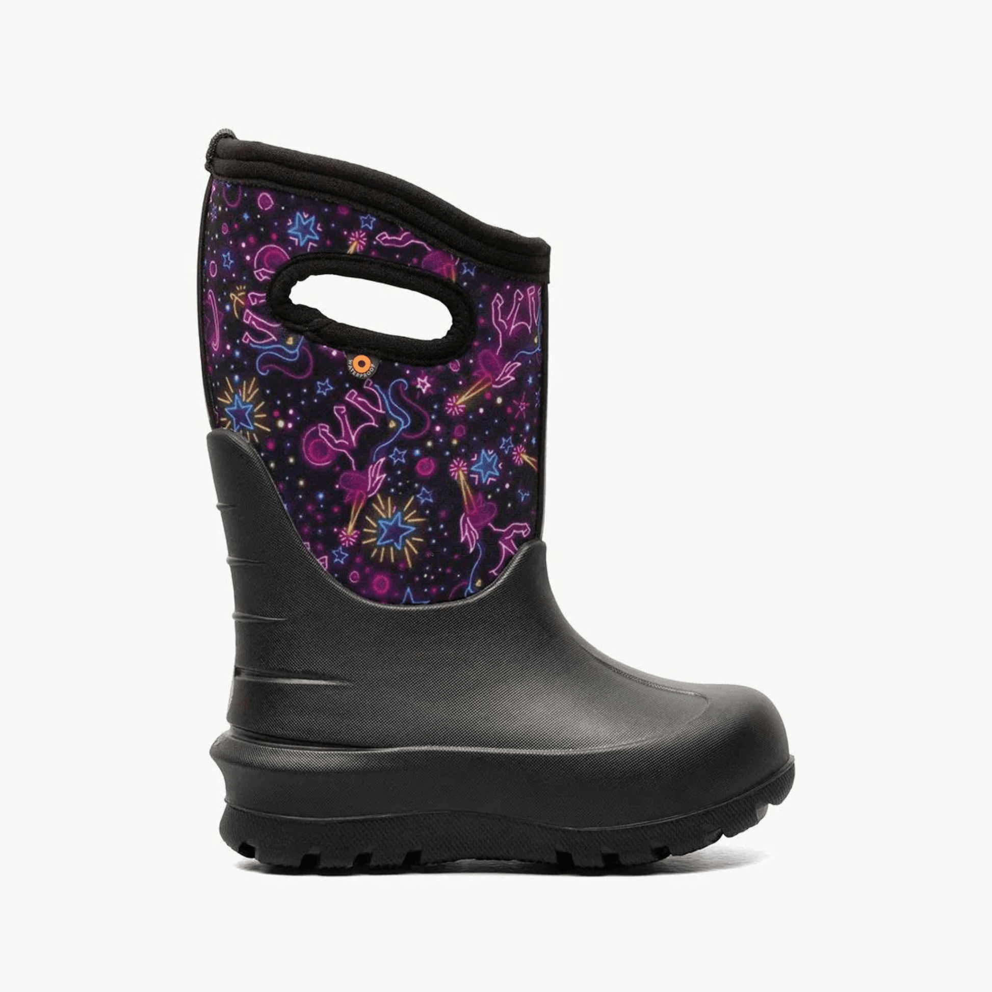 Bogs Winter Boots Bogs Neo-Classic Neon Unicorn - Black Multi