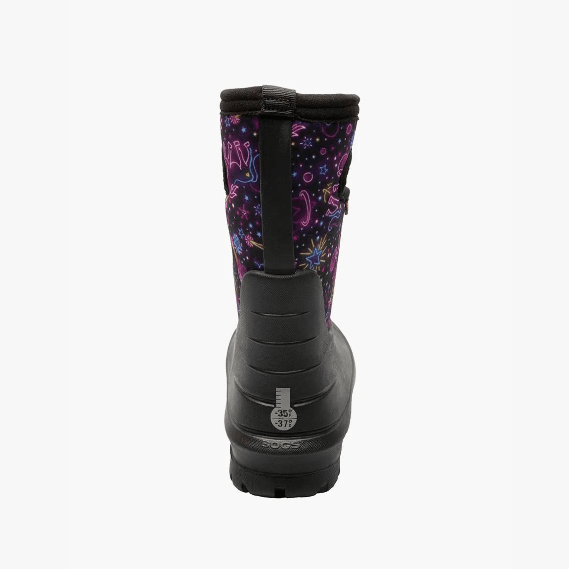 Bogs Winter Boots Bogs Neo-Classic Neon Unicorn - Black Multi