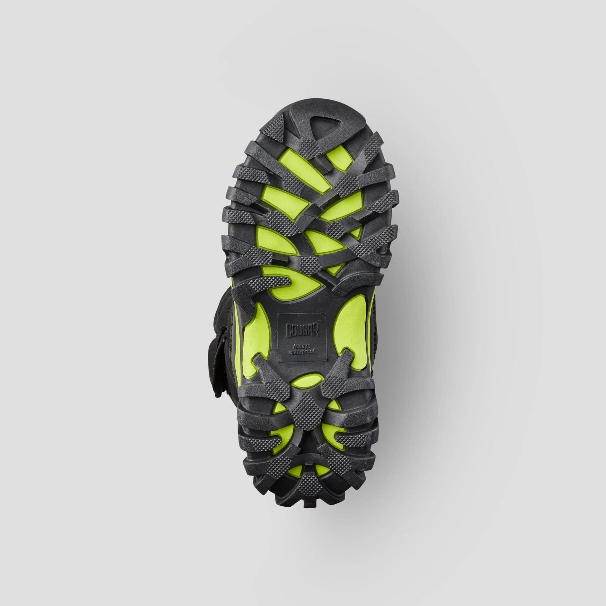 Cougar Winter Boots Cougar Childrens Tatum Neoprene and Lycra Waterproof - Black/Lime