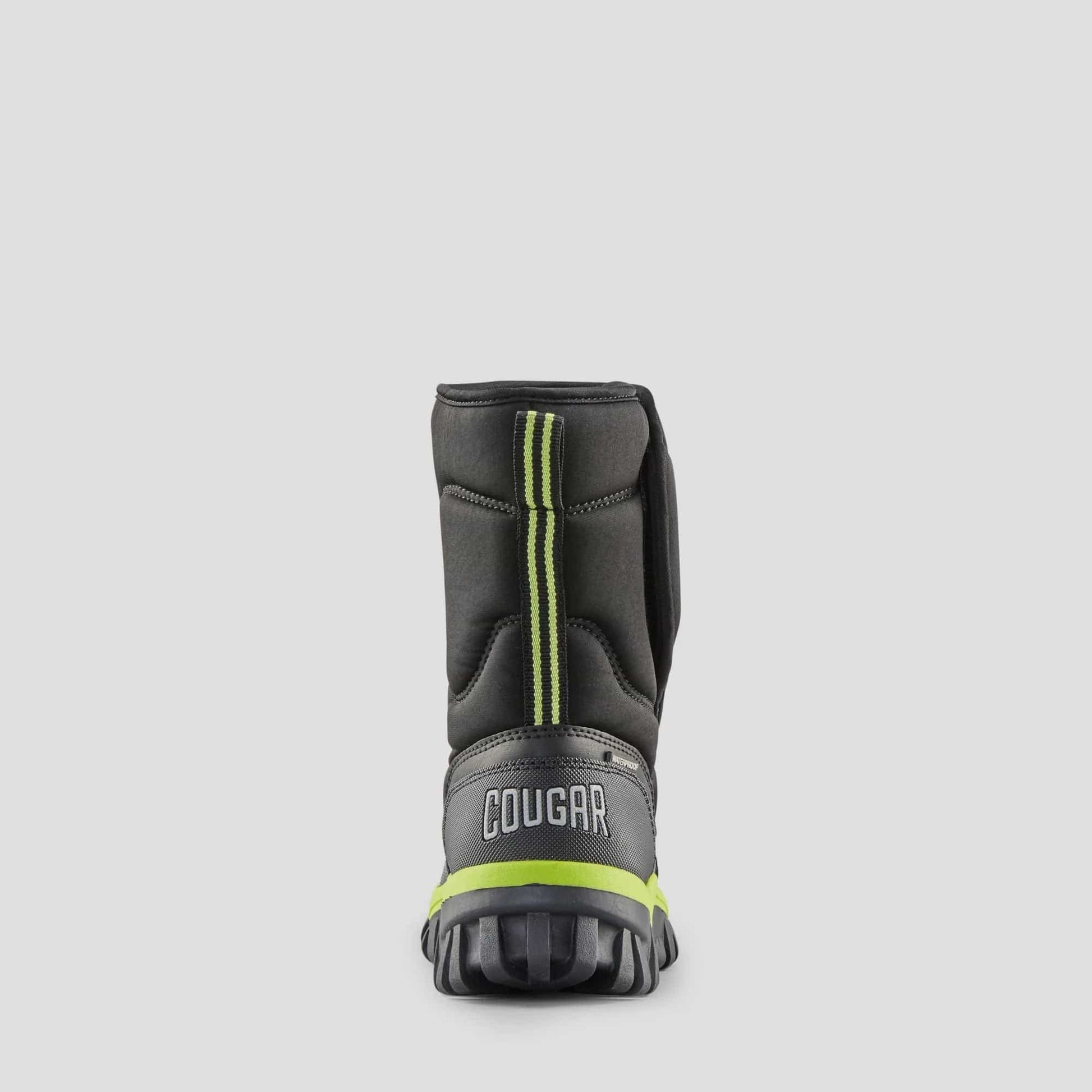 Cougar Winter Boots Cougar Childrens Tatum Neoprene and Lycra Waterproof - Black/Lime