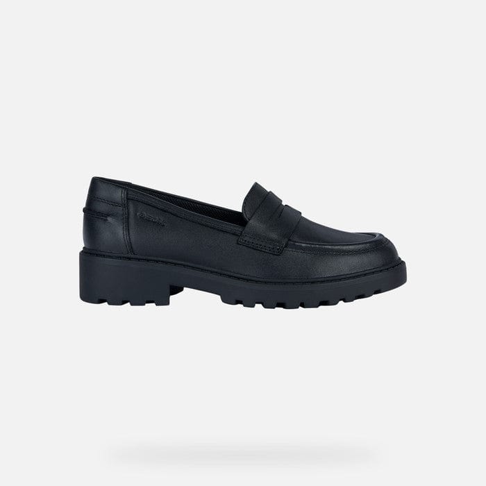 GEOX Casey Loafer Uniform Shoes Black