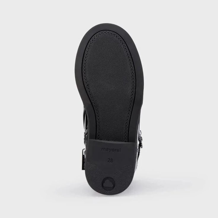Mayoral boots Mayoral Patent Ankle Boots - Black