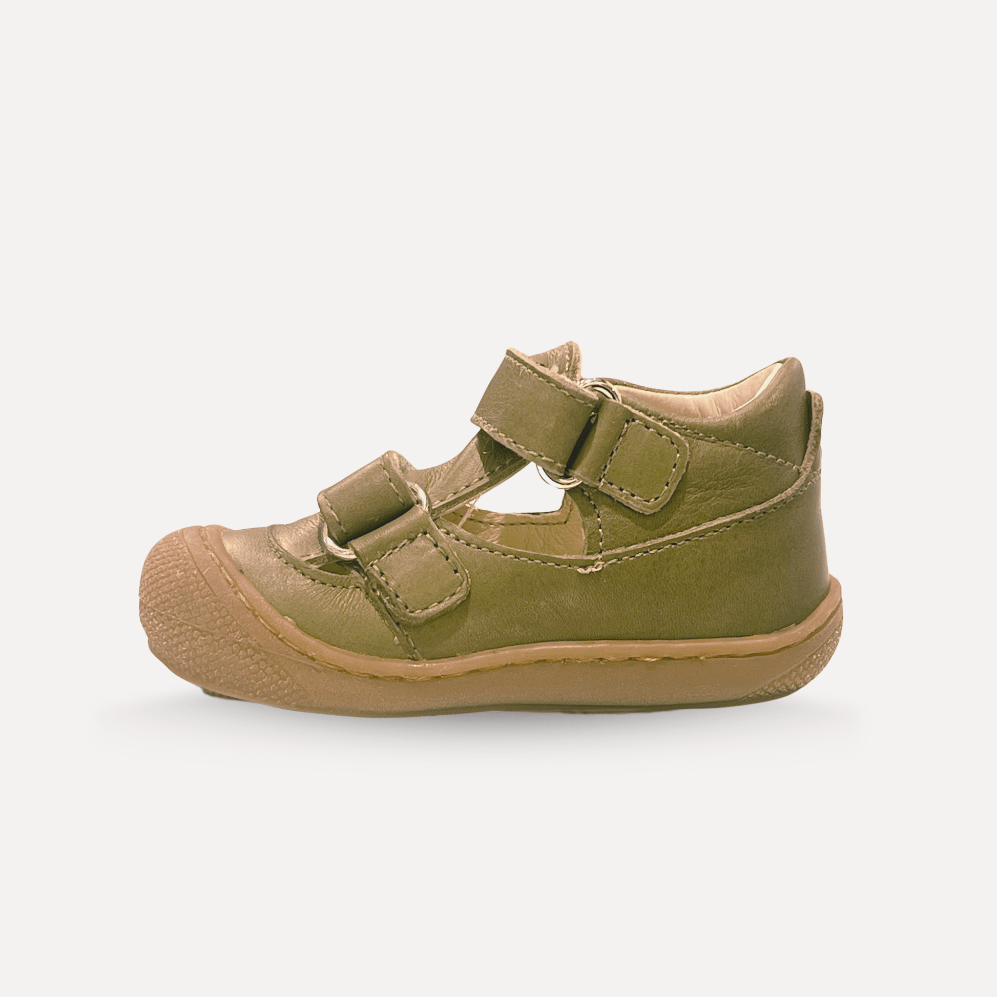 Naturino First Step Sandals Naturino Puffy - Stone