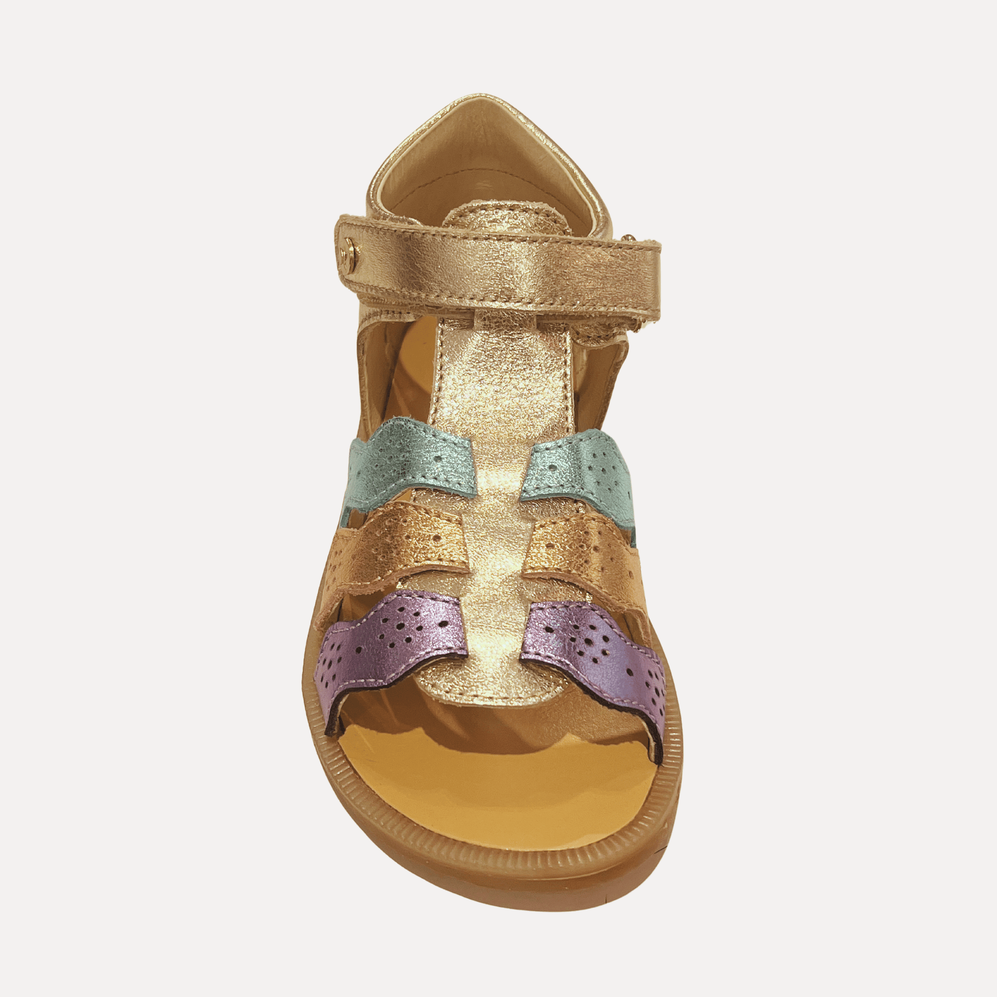 Naturino Sandals Naturino Migina Metallic Platinum - Celeste