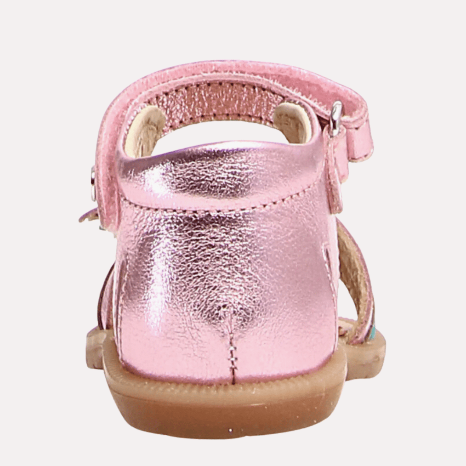 Naturino Sandals Naturino Zeja Metallic Platinum - Pink - Celeste