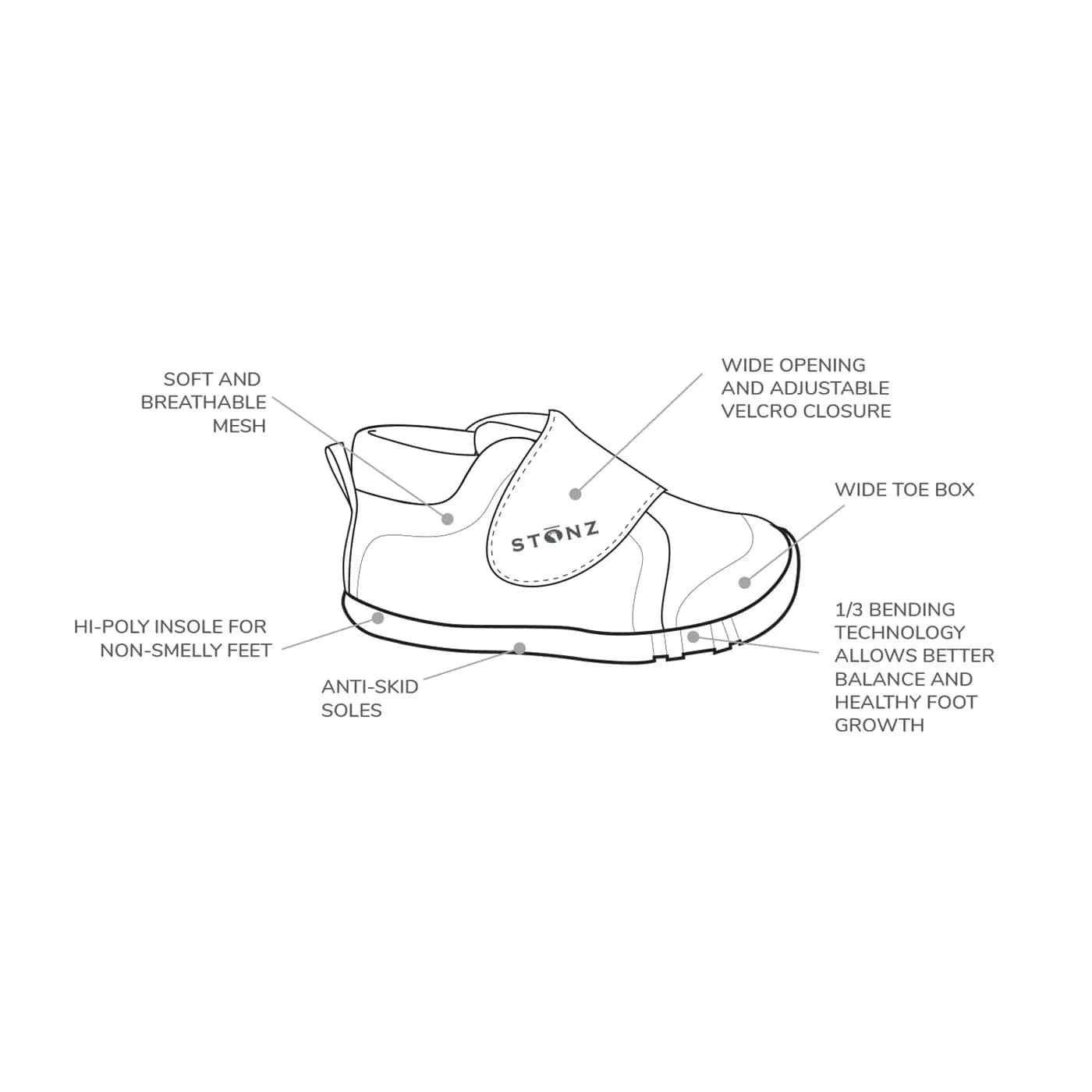 Stonz First Step Shoes Stonz - Cruiser Dune