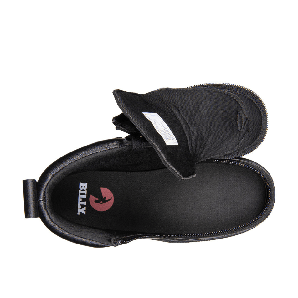 Billy Footwear High Tops Billy Footwear - Black to the Floor Leather BILLY Classic Lace