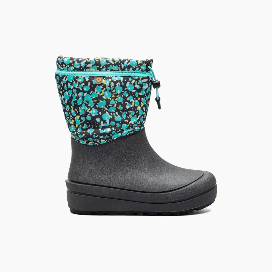 Bogs Winter Boots Bogs Big Kids K Snow Shell Animals - Dark Grey Multi