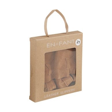 En Fant Slippers En Fant Leather Slippers - Chesnut
