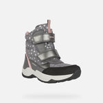 GEOX boots 32 EU GEOX Girls Sentiero Winter Boots Grey/Rose