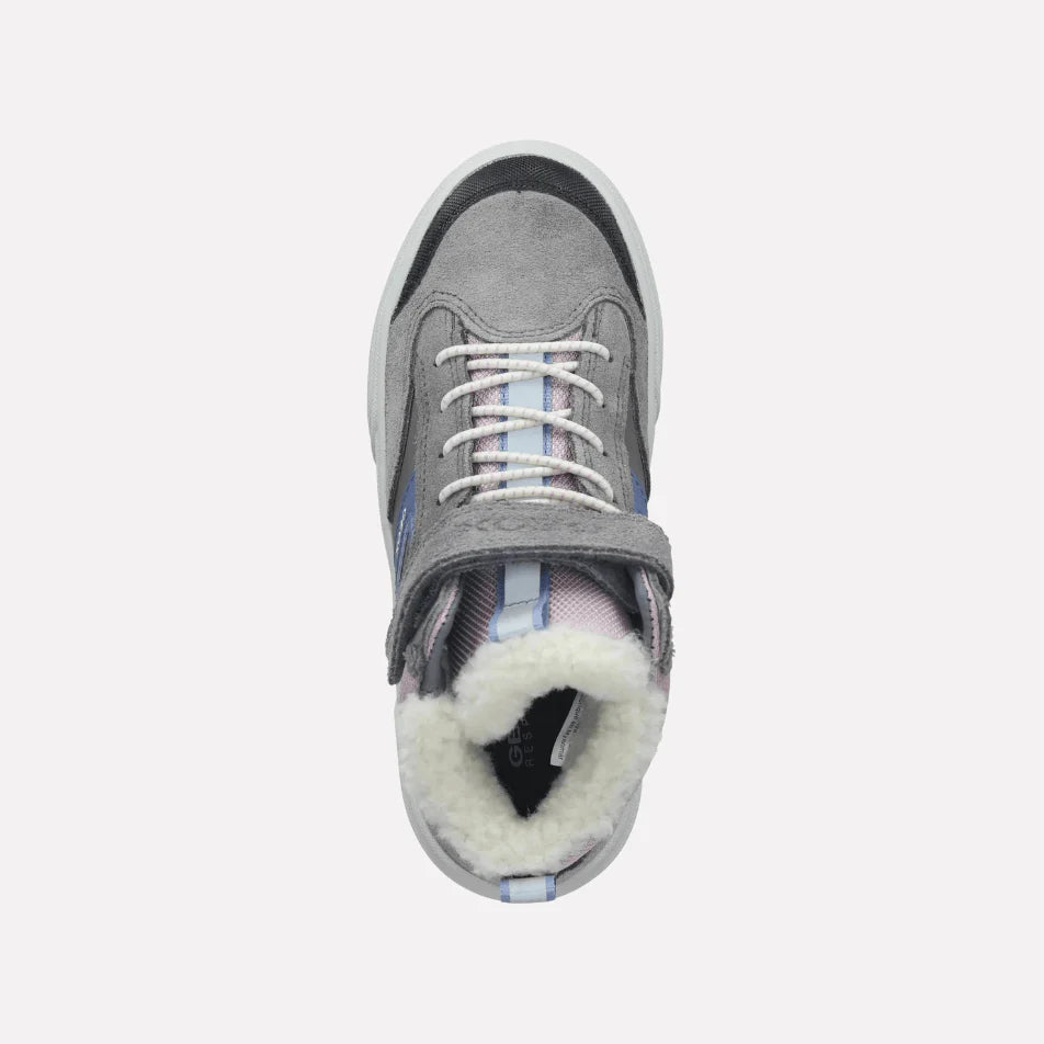 GEOX High Tops GEOX Girls Weemble Abx Grey/Pink