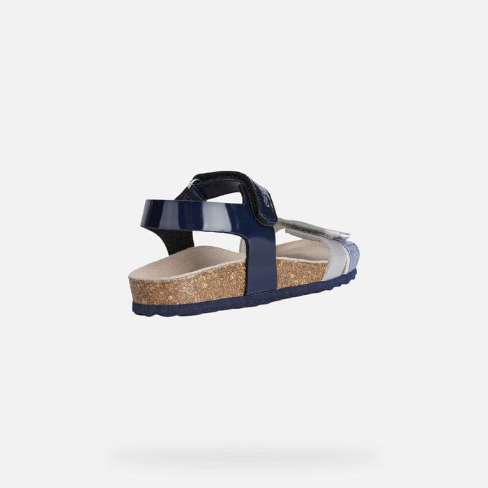 GEOX Sandals GEOX Girls J Adriel Navy/Silver