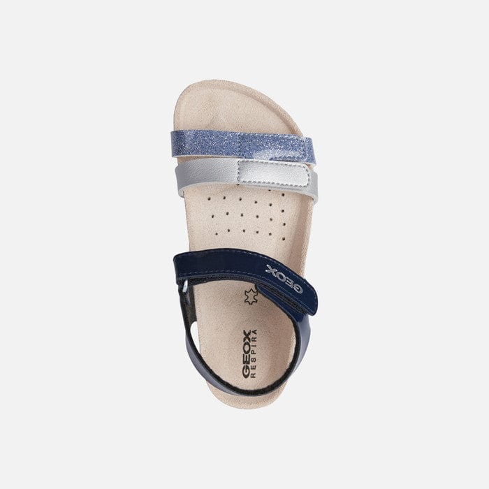 GEOX Sandals GEOX Girls J Adriel Navy/Silver