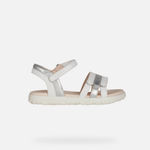 GEOX Sandals GEOX Haiti Girl Sandals White/Silver