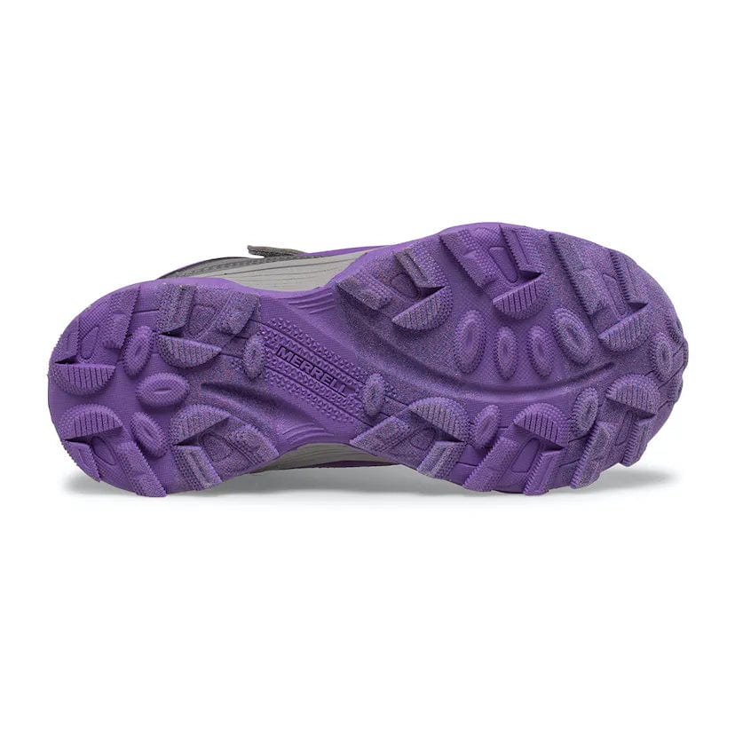 Merrell hiking boots Merrell Big Kid's Moab FST Mid A/C Waterproof Boot Grey/Pink/Purple