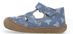 Naturino First Step Sandals Naturino Mini - WAD - Paper Boat Mono Celeste