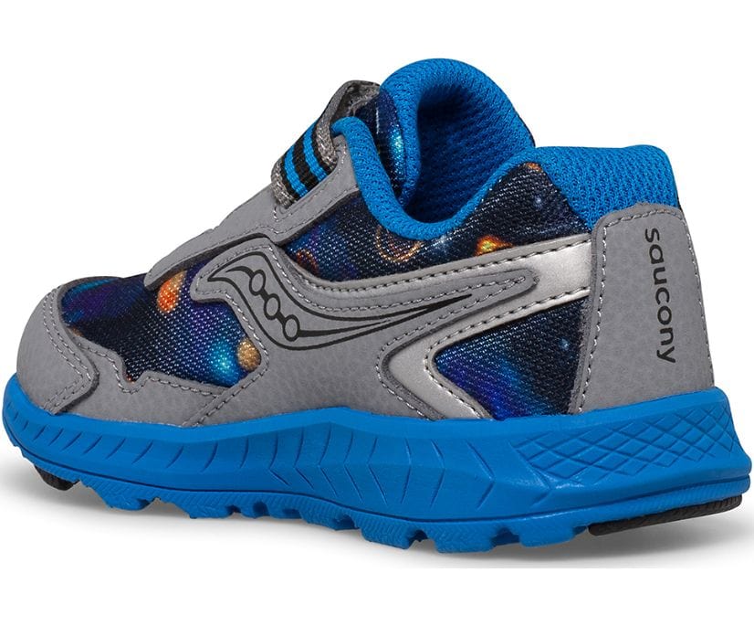 Saucony Shoes Saucony Little Kids' Ride 10 Jr. Sneaker - Grey/Blue/Space