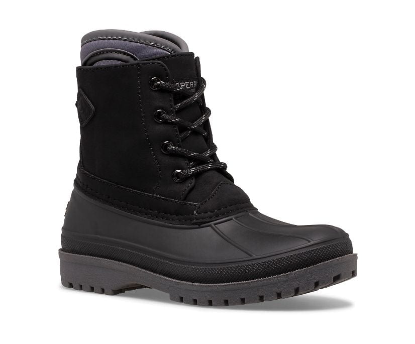Sperry Big Kid's Harbor Boot Black/Grey