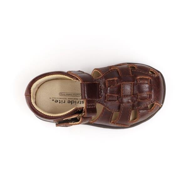 Stride Rite First Step Sandals Stride Rite Harper Brown