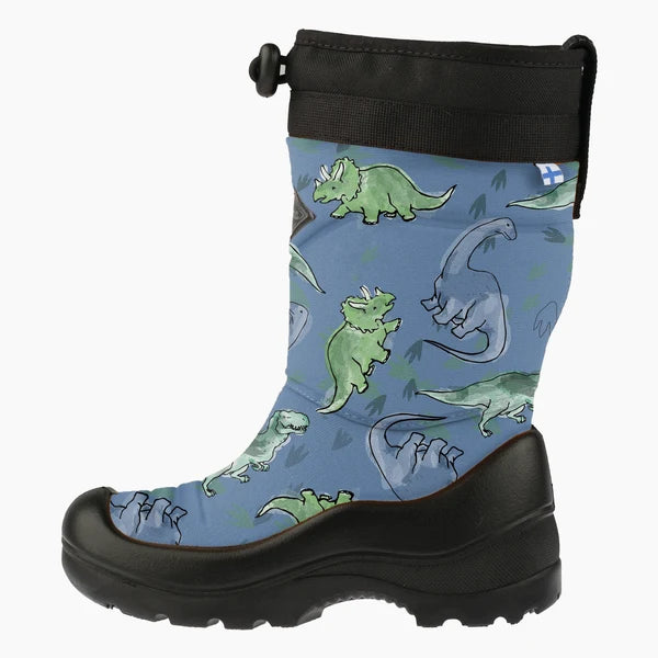Kuoma Winter Boots Lumilukko - Light Blue Dino