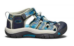 Keen Kids Newport H2 Sandals- Blue Nights Print