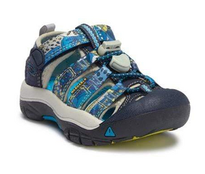 Keen Kids Newport H2 Sandals- Blue Nights Print
