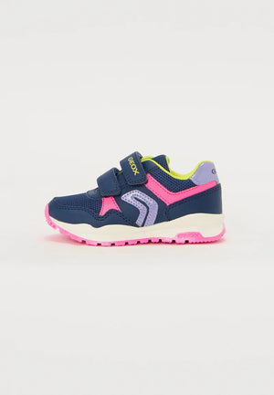GEOX Girls Pavel Junior Navy/Fluo Fuchsia