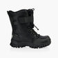 Tango_t stretch lace toggle velcro winter kid boots - Black