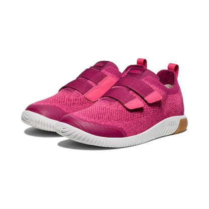 Keen Big Kids' KNX Knit Double Strap - Beaujolais/Raspberry