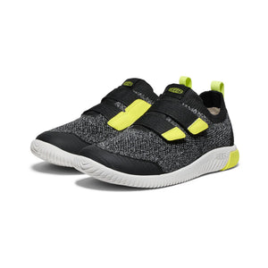Keen Big Kids' KNX Knit Double Strap - Black/Evening Primrose