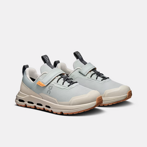 On Cloud Cloudhero Waterproof Kids Runners- Glacier/ Pearl