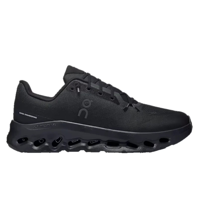 On Cloud Cloudleap Youth Runners - Black/Black