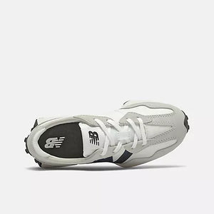 New Balance 327 Lace Up Sneakers- Grey/ Black