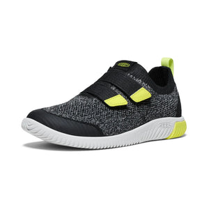 Keen Big Kids' KNX Knit Double Strap - Black/Evening Primrose