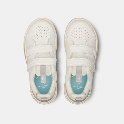 On Cloud The Roger Kids Sneakers- White/ Glacier
