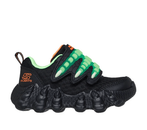 Skechers-O-Saurus: Lil Saurus - Claw Brights - Black/Lime