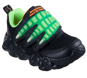 Skechers-O-Saurus: Lil Saurus - Claw Brights - Black/Lime