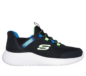 Skechers Slip-ins: Bounder - Brisk-Burst - Black / Lime