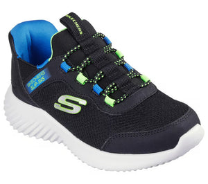 Skechers Slip-ins: Bounder - Brisk-Burst - Black / Lime