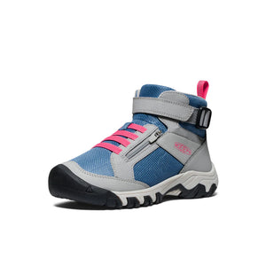 Keen Big Kids' Targhee Boundless Hiking Boot - Alloy/Rouge Red