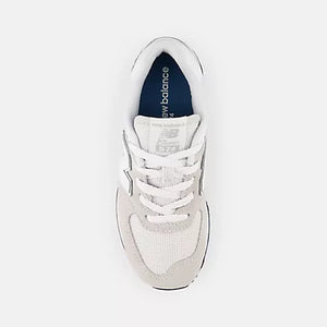 New Balance 574 Lace Up Sneakers- Grey/ White