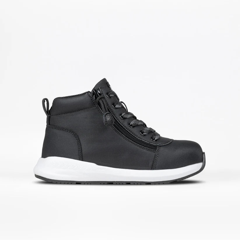 Billy Footwear Goat Dual Zipper High Tops Rugged Black