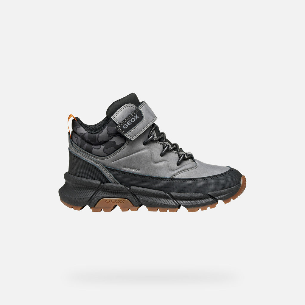 GEOX Boys Flexyper ABX Grey/Black