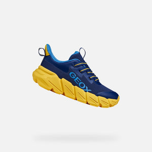 GEOX Flexyper Fast Junior - Navy/Yellow